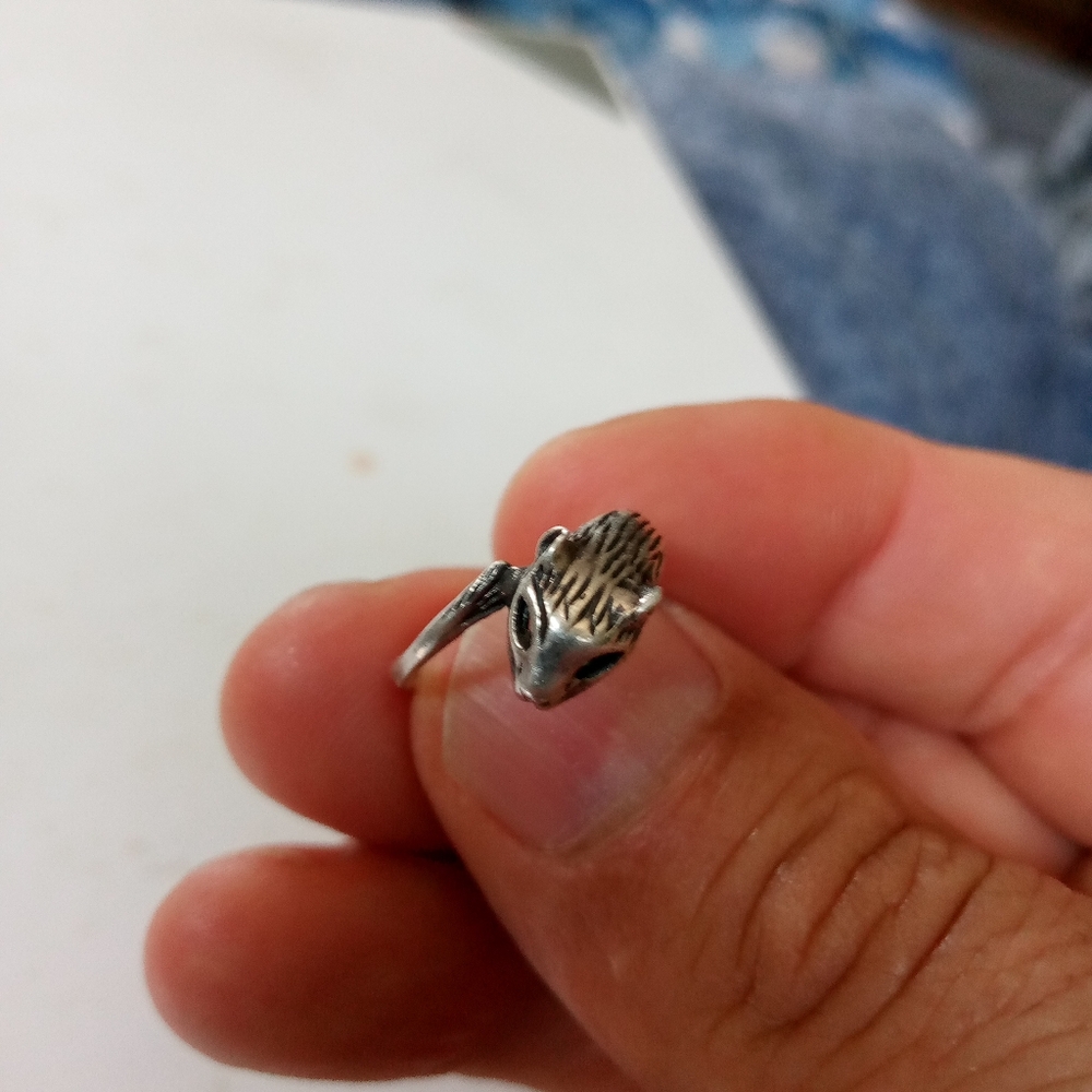 Silver Cat Ring - Picture 3 of 5